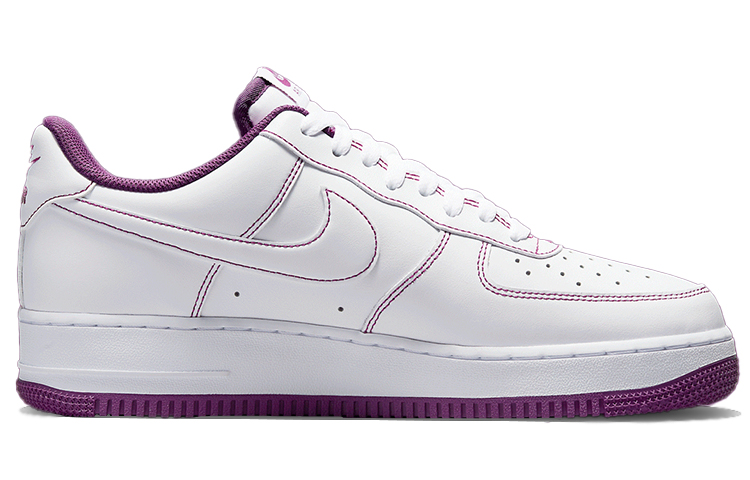Мужские кроссовки Nike Air Force 1 "Viotech" (бело-фиолетовые) — Белый / фиолетовый — фото 2