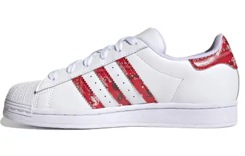 Adidas Originals Superstar 'White Dark Red' Women's