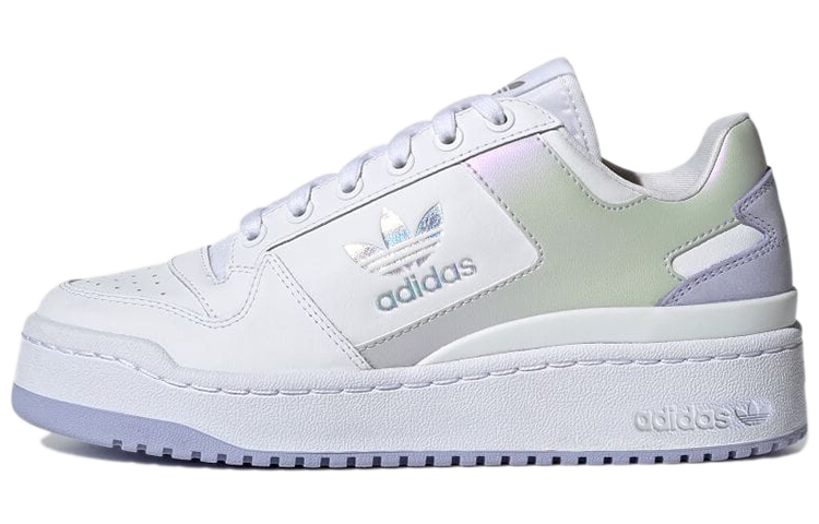 Женские кеды adidas originals Forum Bold Bold (бело-фиолетовые)
