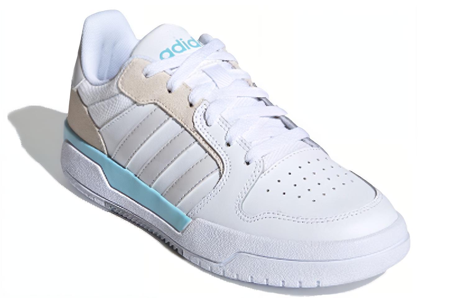 Кроссовки adidas neo Entrap (бело-серо-голубые) — фото 3