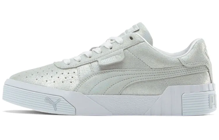 PUMA Cali Shimmer Silver/White Women's