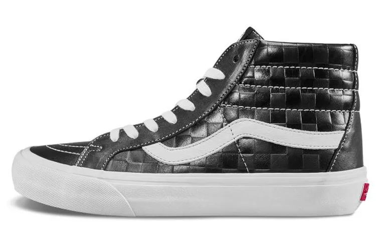 Sk8 Vans-Hi Reissue 6 'Checkerboard Embossed - Black'