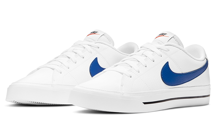 Мужские кеды Nike Court Legacy (бело-синие) — 白/兰 — фото 3