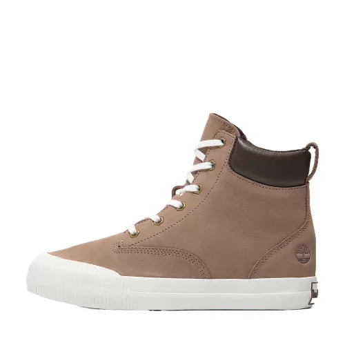 Timberland Skyla Bay Abrasion Resistant Mid top Skateboard Shoes Women's Brown