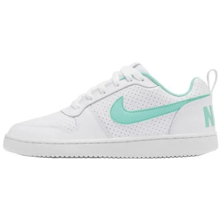 Nike Court Borough Slip Resistant Abrasion Resistant Low top Skateboard Shoes Women's White Green