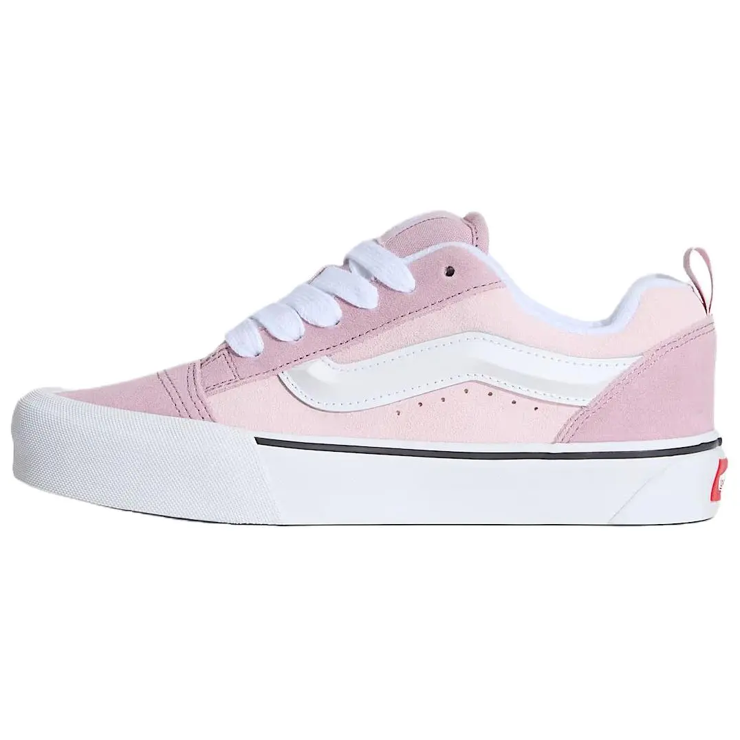 Vans Knu Skool Low top Skateboard Shoes Unisex Pink White