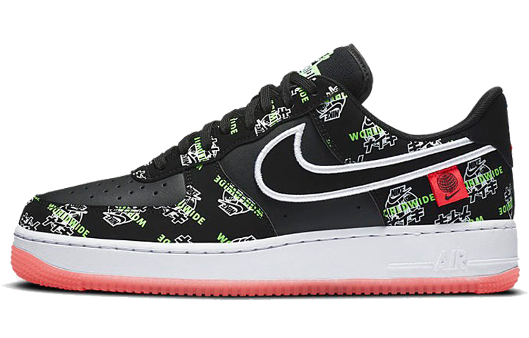 Кроссовки Nike Nike Air Force 1 ’07 LV8 Worldwide (черныйбелыйкрасный)