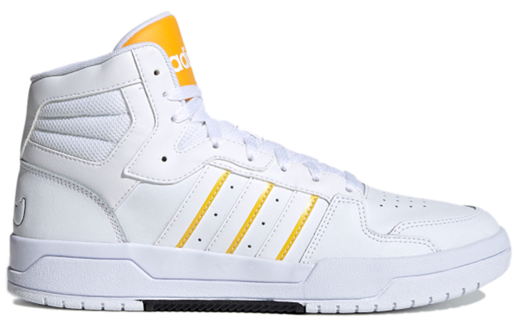 Кеды adidas neo x Entrap Mid (бело-желтые) — Белый / жёлтый — фото 2