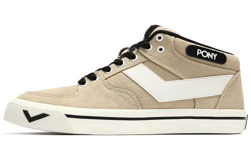 Pony Atop Casual Breathable And Wear resistant Low top Skateboard Shoes Women's Brown