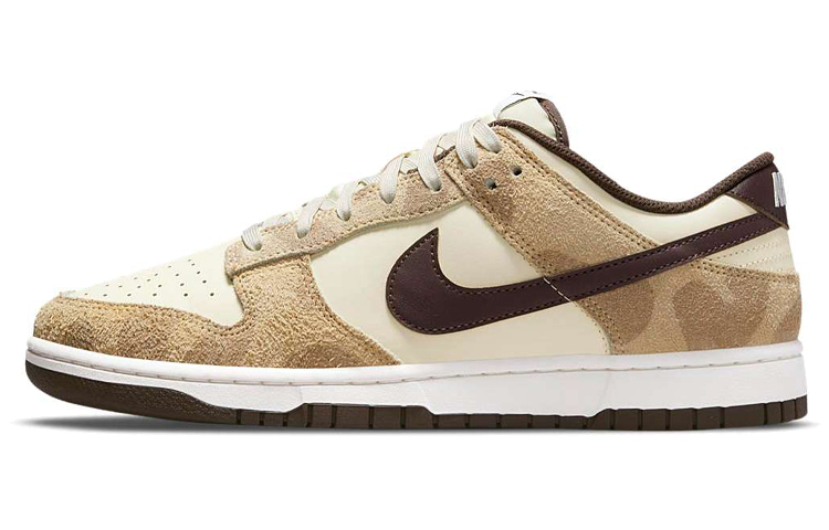 Nike Dunk Retr Prm \ "Cheetah \" Бага дээд гутал эрэгтэй, эмэгтэй хүмүүс ижил хэв маягийн шаргал өнгөтэй