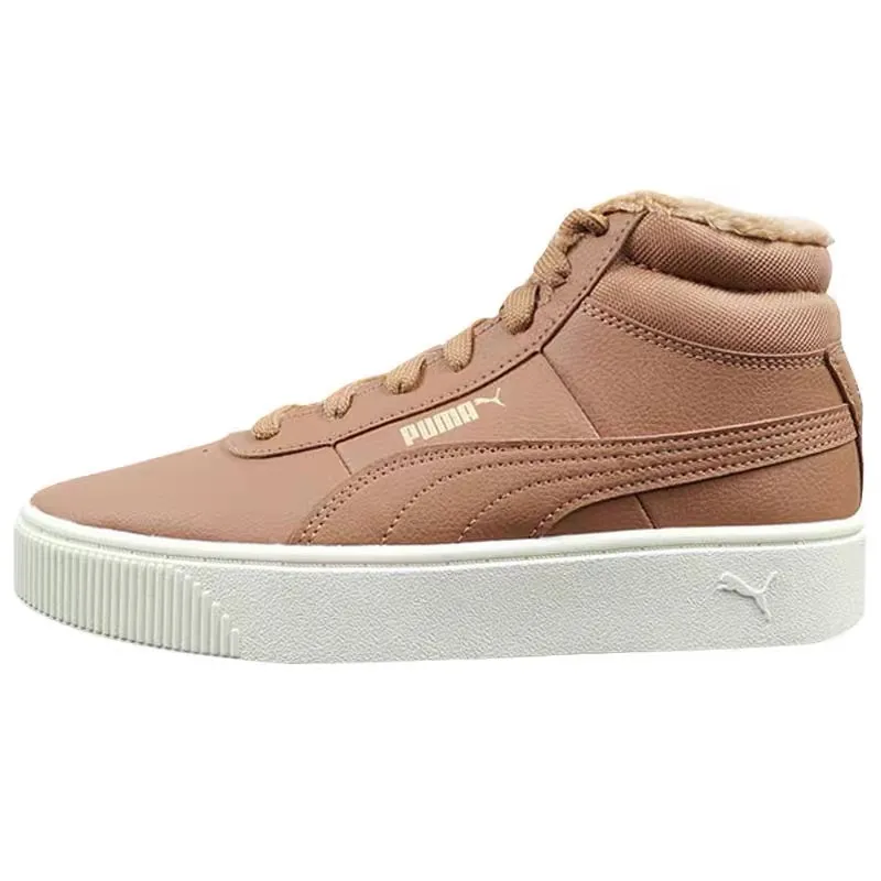 PUMA Thermal Abrasion Resistant High top Skateboard Shoes Women's Brown
