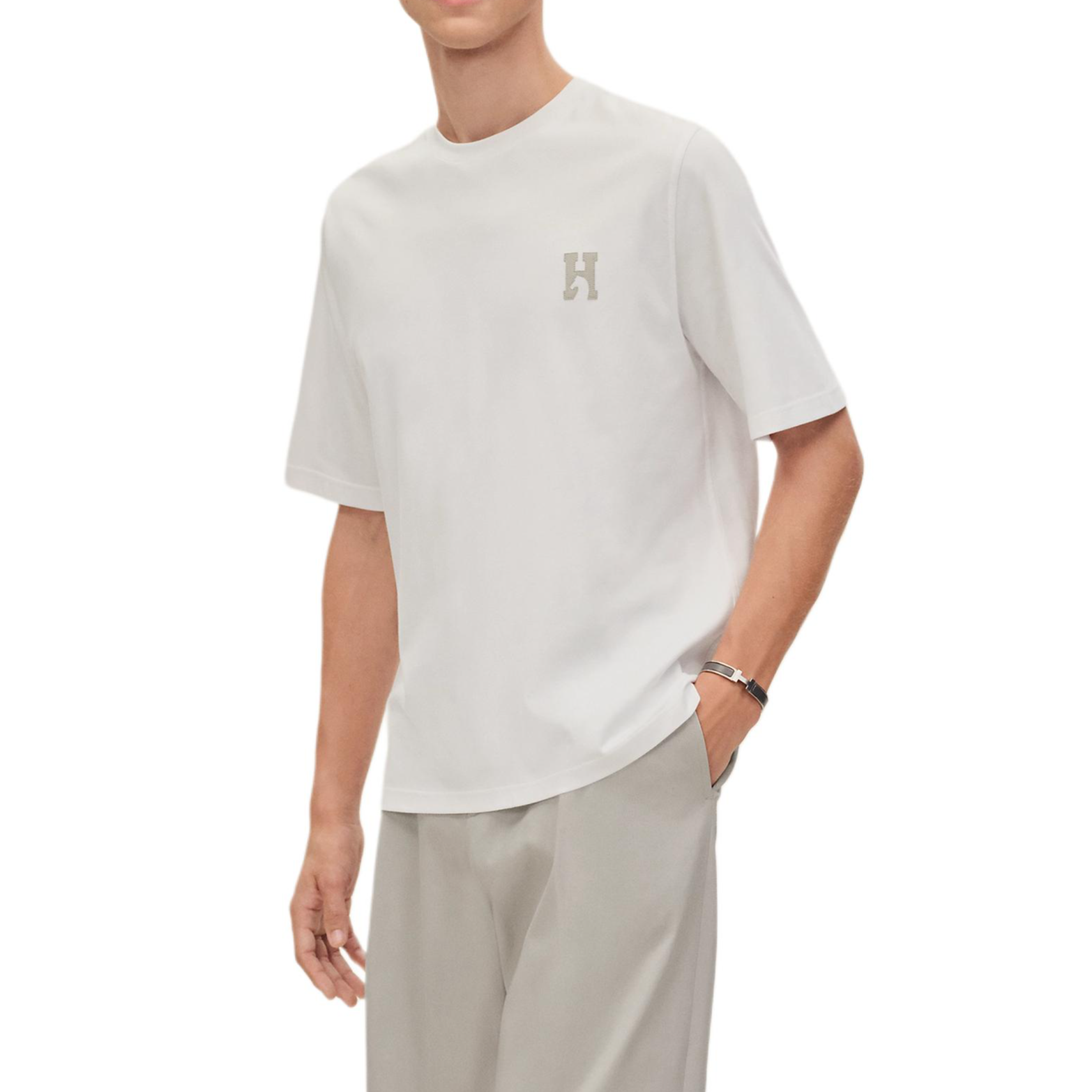 Мужская футболка Hermes (белая)