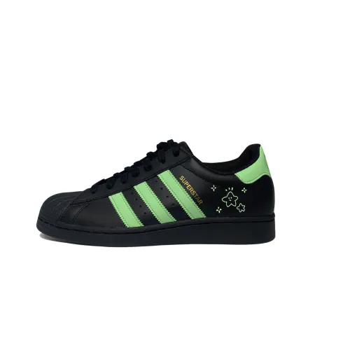 Adidas Originals SUPERSTAR Green Shadow Star Low top Skateboard Shoes Unisex Black Green