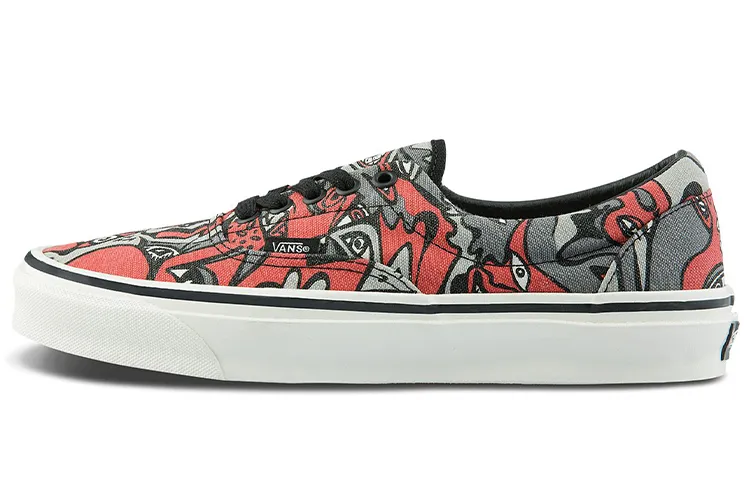Vans Era OG LX Graffiti Low top Skateboard Shoes Unisex Red Gray