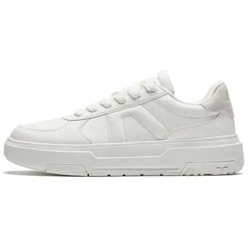 Anta A Dao Abrasion Resistant Slip Resistant Low top Skateboard Shoes Men's White