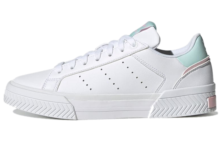 Adidas Originals Court Tourino Skateboard Shoes Women's Low Top White/Pink