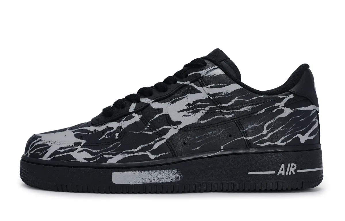 Nike Air Force 1 REGO Hot Dog, Extreme Night Slip Resistant Abrasion Resistant Low top Skateboard Shoes Unisex