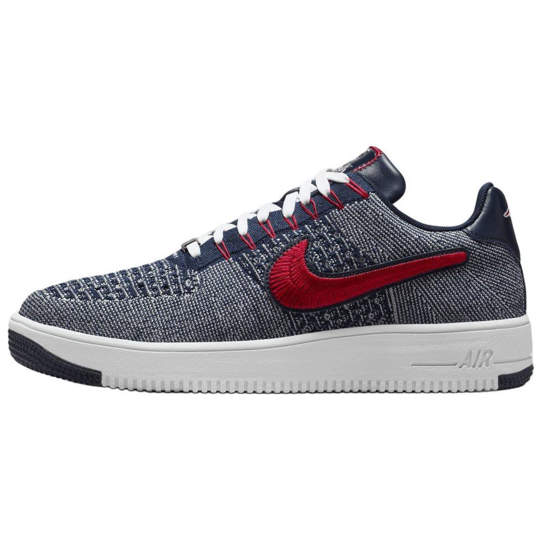 Nike Air Force 1 Ultra Flyknit Low Patriots Robert Kraft Wolf Grey