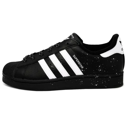 Adidas Originals Superstar 2 Starry Sky Minimalist Style Abrasion Resistant Low top Skateboard Shoes Unisex Black