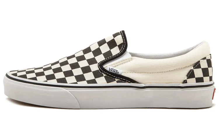 Vans Classic Slip On Black Off White "Checkerboard"
