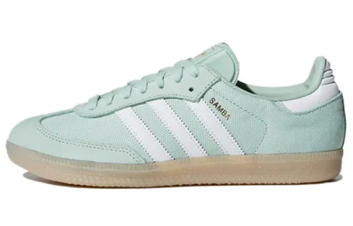 Adidas Originals Samba Comfortable Lightweight Low top Skateboard Shoes Women's Lake Blue