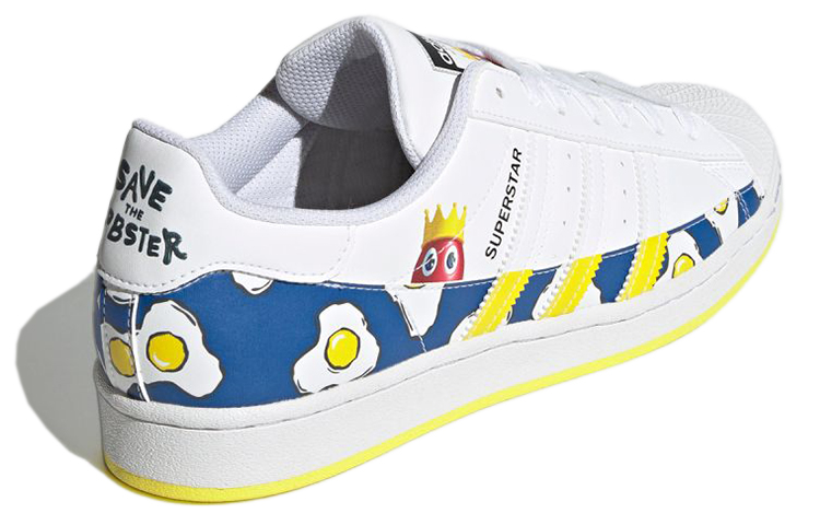 Кеды adidas Superstar (бело-синие) — фото 4