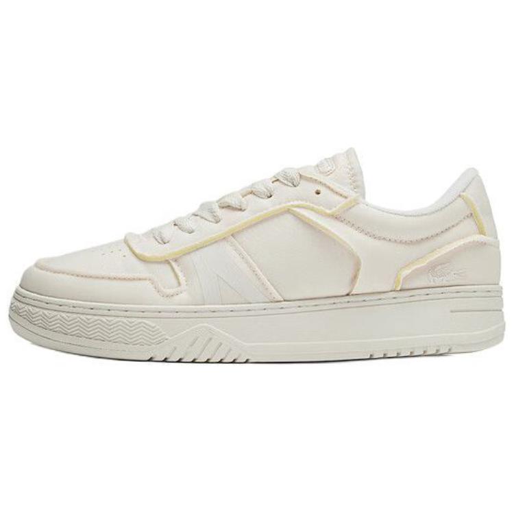 LACOSTE L001 Fabric Low top Skateboard Shoes Men's Beige