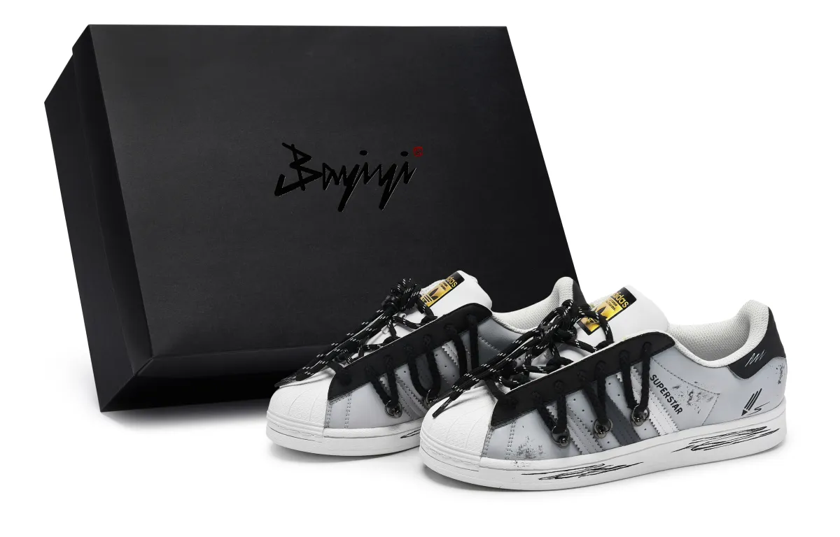 Adidas Originals SUPERSTAR 811 Manufacturing, Painting Note, Special Shoe Box Slip Resistant Abrasion Resistant Low top