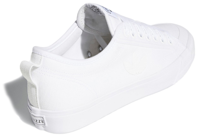 Кеды adidas originals NIZZA Trefoil (белые) — фото 4