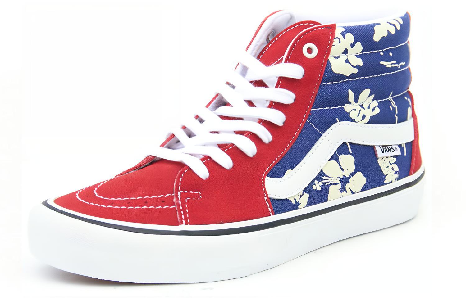 Кеды Vans SK8 Pro (синий / красный) — фото 3