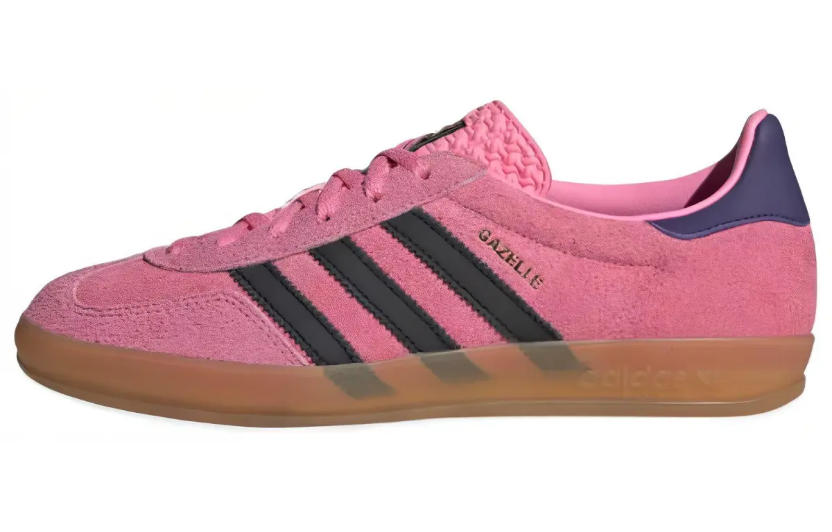 Adidas Originals Gazelle Low top Skateboard Shoes Women's Pink Black