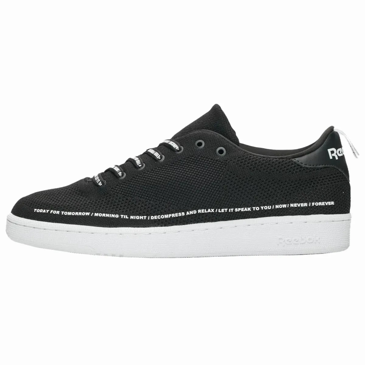 PUBLISH x Reebok Club C Ultk Fabric Low top Skateboard Shoes Men's Black White