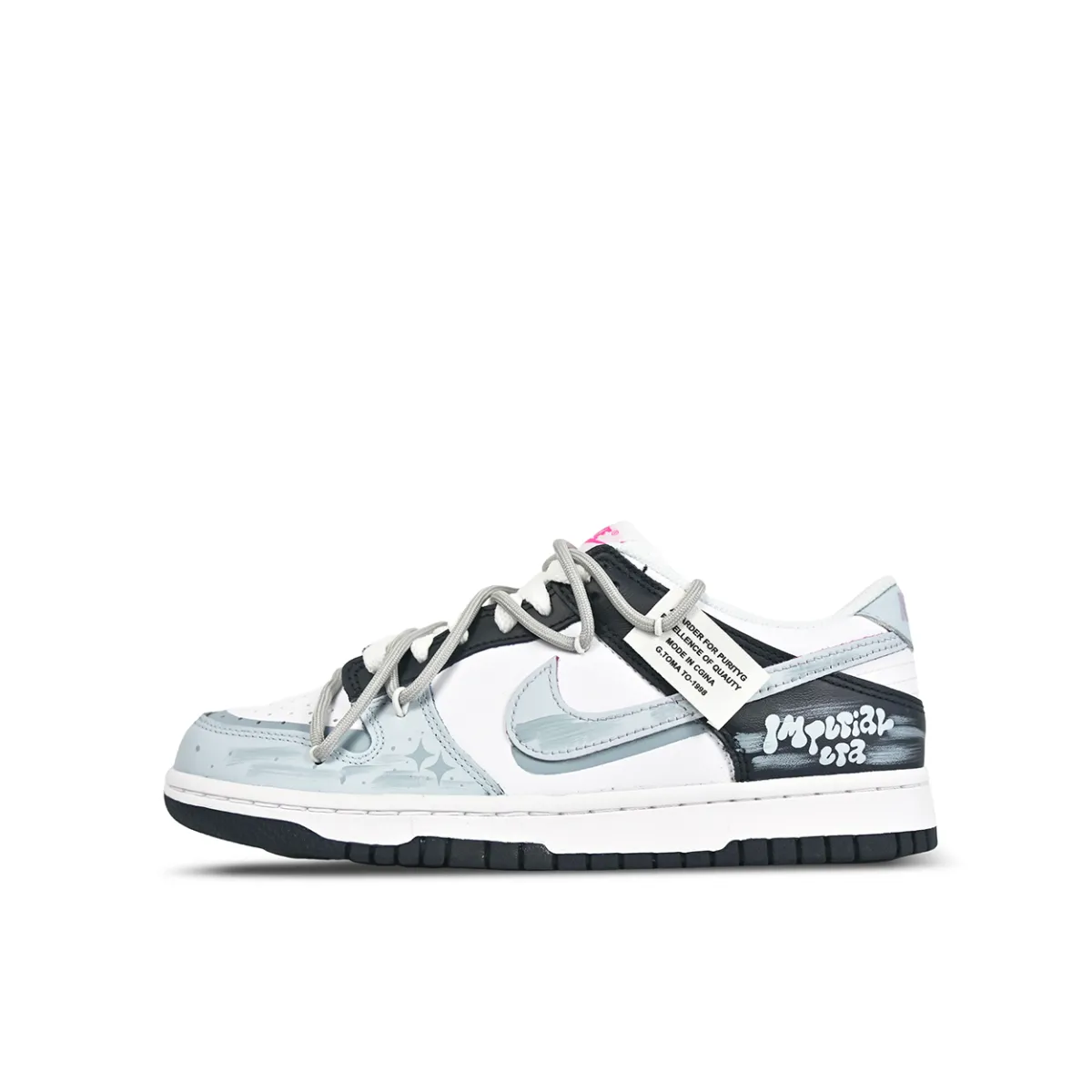 Nike Dunk Low top Skateboard Shoes Women's Light Blue