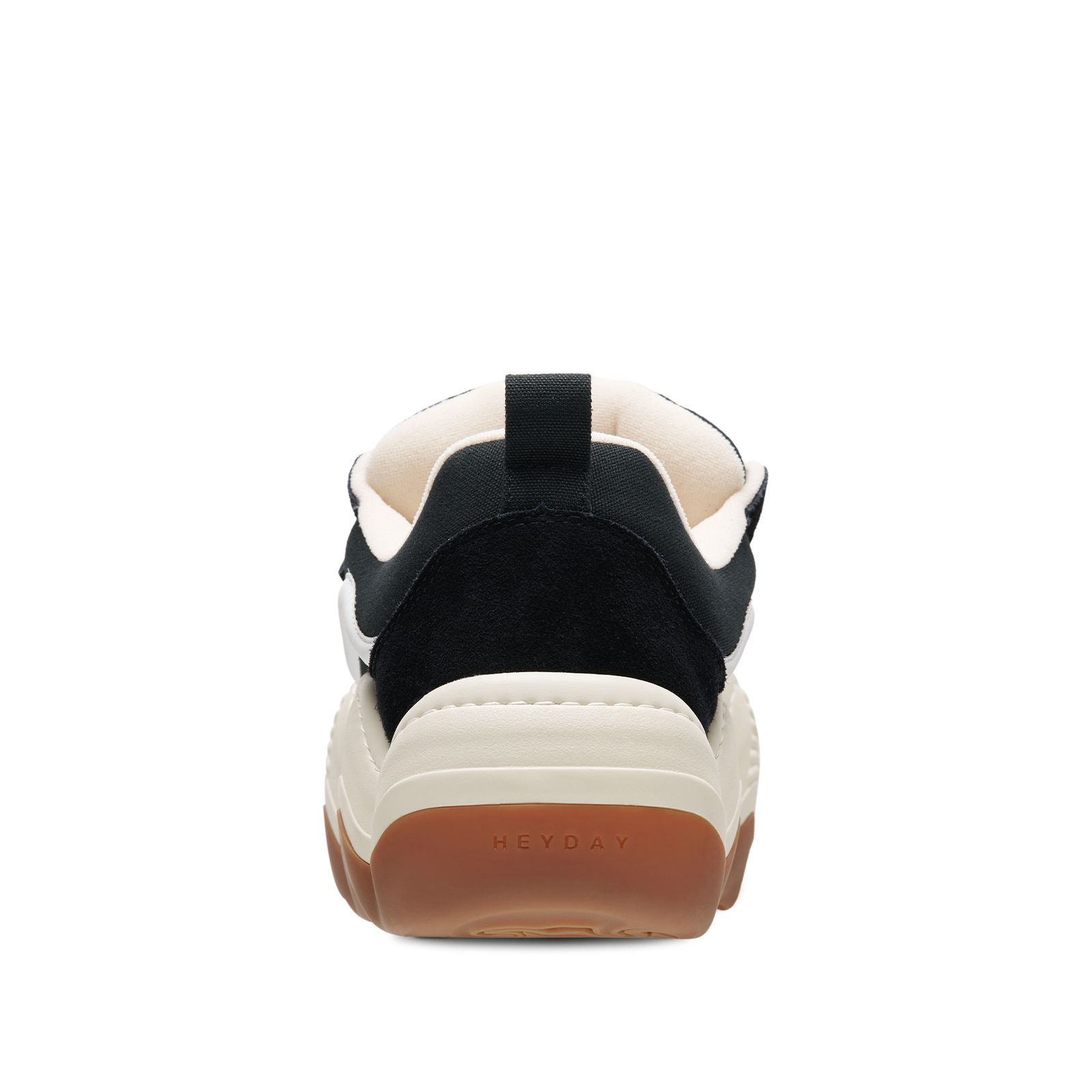 Heyday Triple Wavy Wave Shoe Black Low top Puffy Skate Shoes Unisex Black White