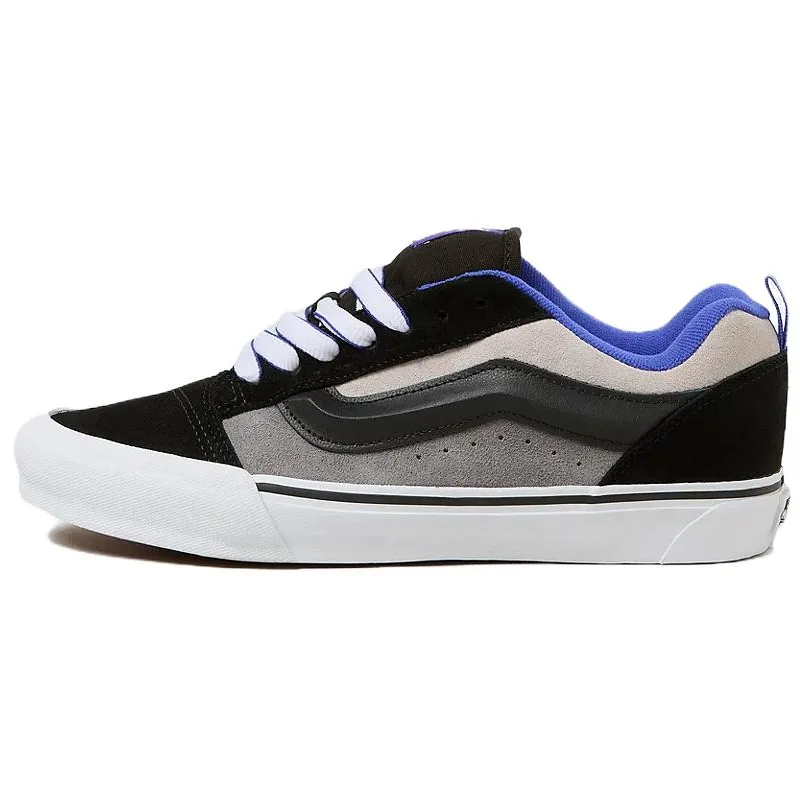 Vans Knu Skool Low top Skateboard Shoes Women's Black Gray Blue