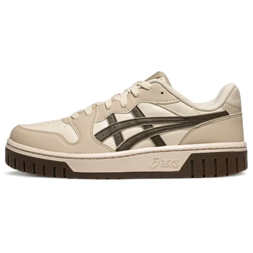 ASICS Court Mz 2.0 Synthetic Leather Abrasion Resistant Low top Skateboard Shoes Unisex Dark Gray