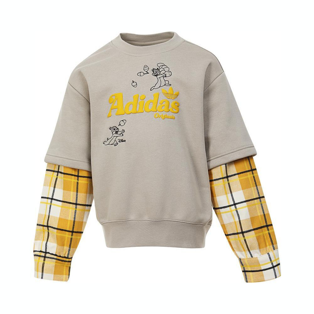 Мужское худи adidas originals Disney (коричнево-желтое)