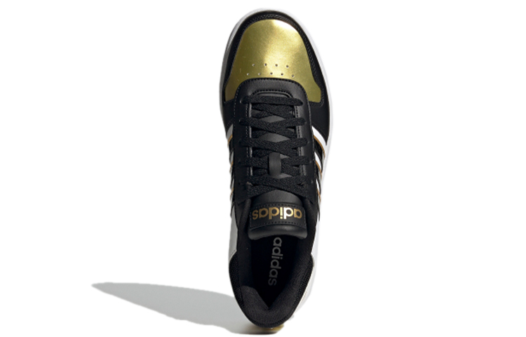 Мужские кроссовки adidas neo Hoops 2.0 (черно-бело-зеленые) — фото 5