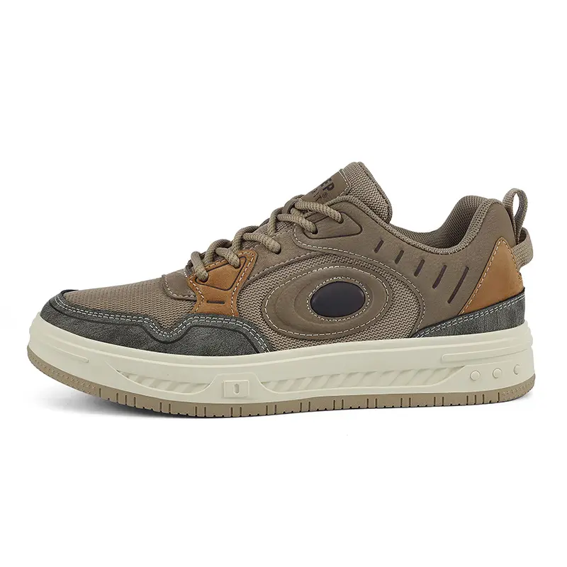 JEEP SPIRIT Cushioning Breathable Height Increasing Low top Skateboard Shoes Men's