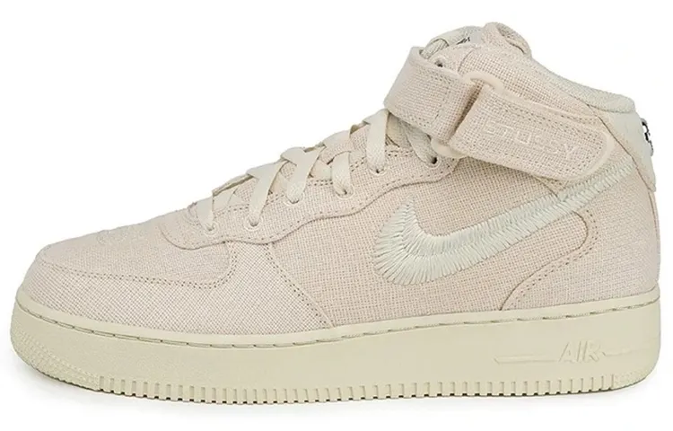 Nike X Stussy Air Force 1 Mid 'Fossil'