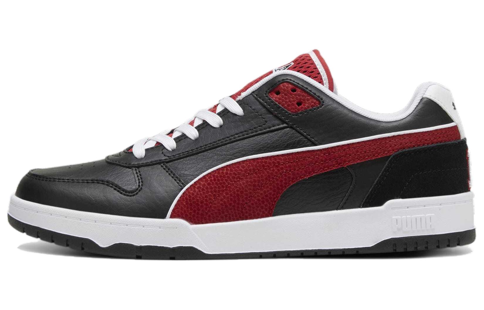 PUMA RBD Game Low Retro Club Low top Skateboard Shoes Unisex Black Red White