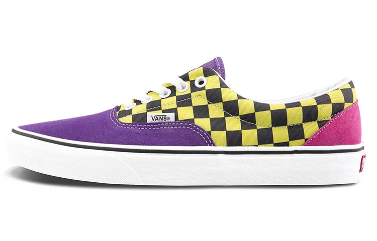 Vans Low top Skateboard Shoes Unisex Black Yellow