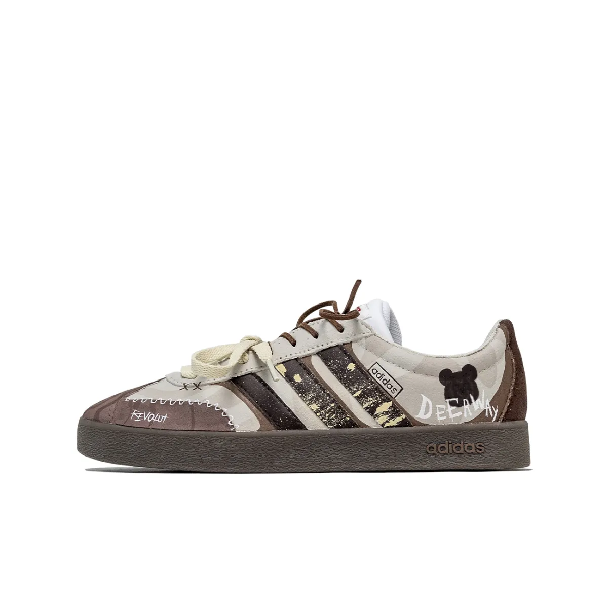 Adidas VL COURT 2.0 P.M.S Trendy Bear Playmate Slip Resistant Abrasion Resistant Slip Resistant Abrasion Resistant