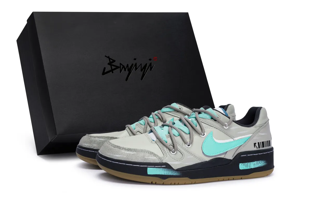 Nike Full Force Skate Shoes Men's Low-top Tiffany