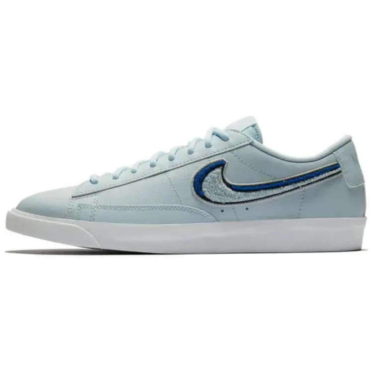 Nike Blazer Low 3D Chenille Swoosh Blue Tint