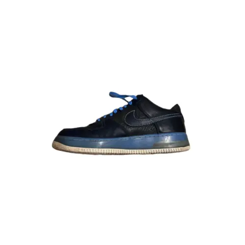 Nike Air Force 1 Slip Resistant Abrasion Resistant Low top Skateboard Shoes Men's Black