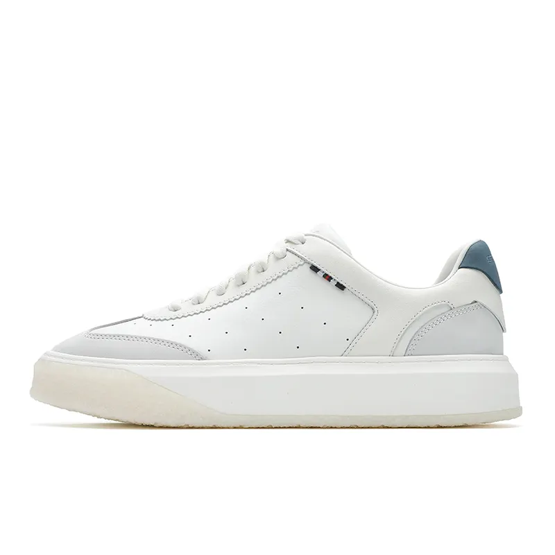 FILA Low top Skateboard Shoes Men's White Blue