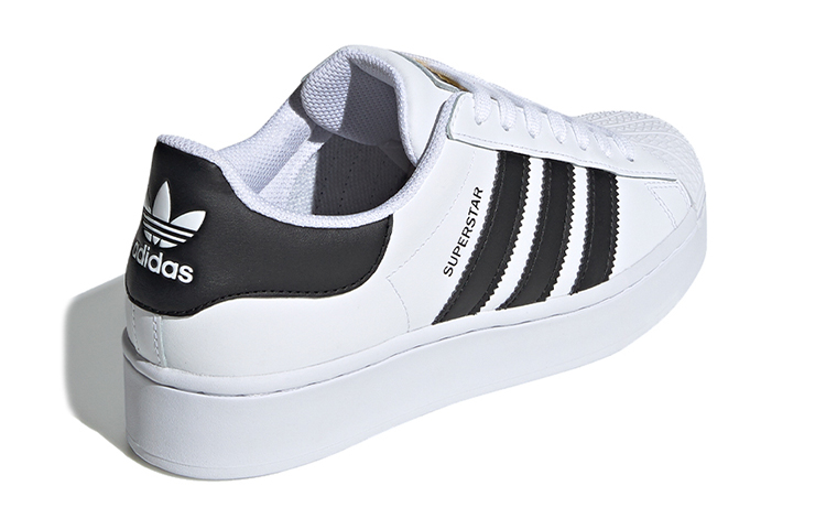 Женские кеды adidas originals Superstar Bold (бело-черный) — фото 4