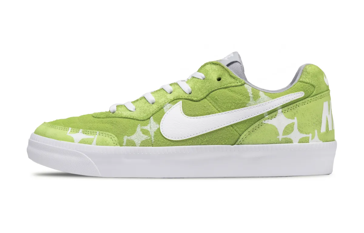 Nike Tiempo Trainer Jasmine Star, Toe Art Synthetic Leather Breathable Low top Skateboard Shoes Men's