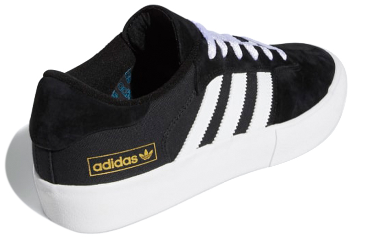 Мужские кеды adidas originals Matchbreak Super (черно-белые) — Чёрный / белый — фото 4